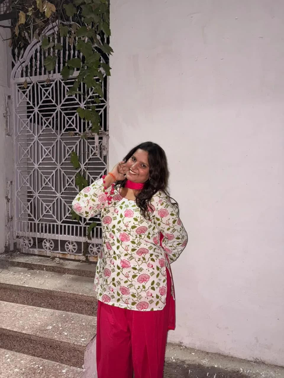 Elegant Embroidered Farshi Set